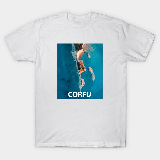 Corfu T-Shirt by greekcorner